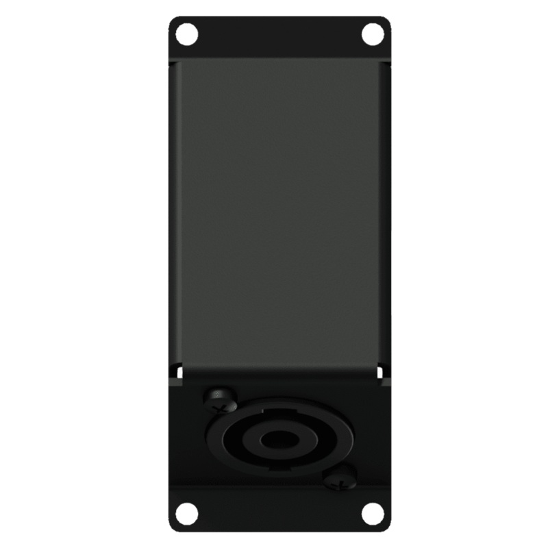 Caymon CASY143/B Angled Male SpeakON to 4 Pin Terminal Block Input Plate