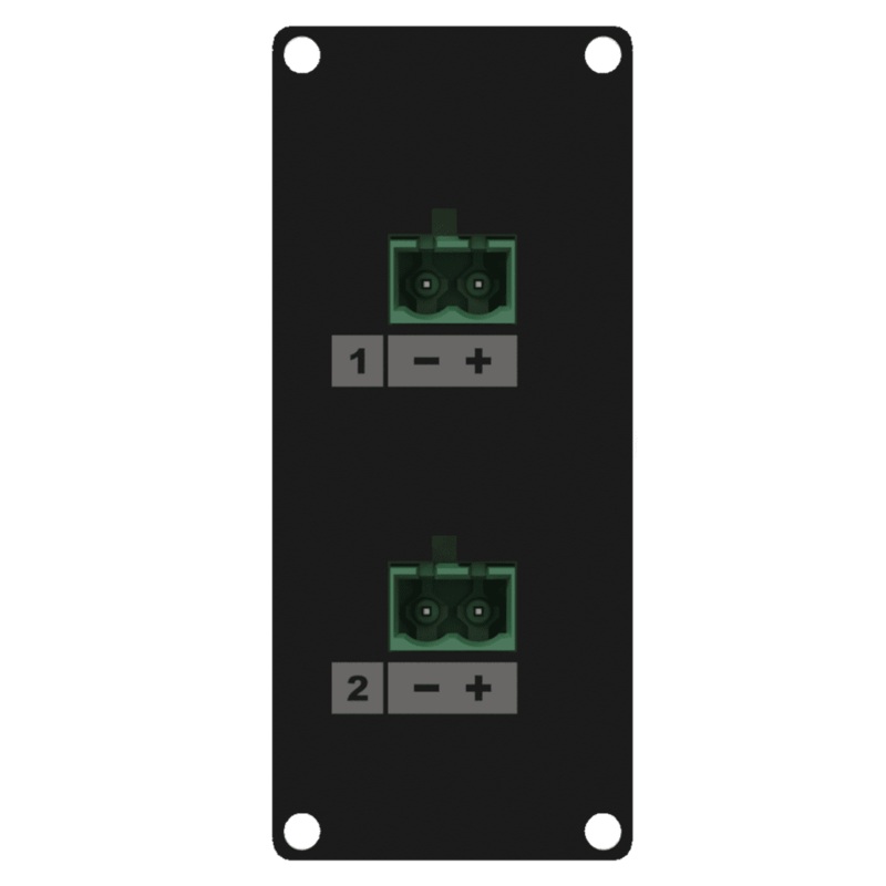 Caymon CASY148/B 2×2 Pin Terminal Block to 2 Pin Terminal Block Input Plate
