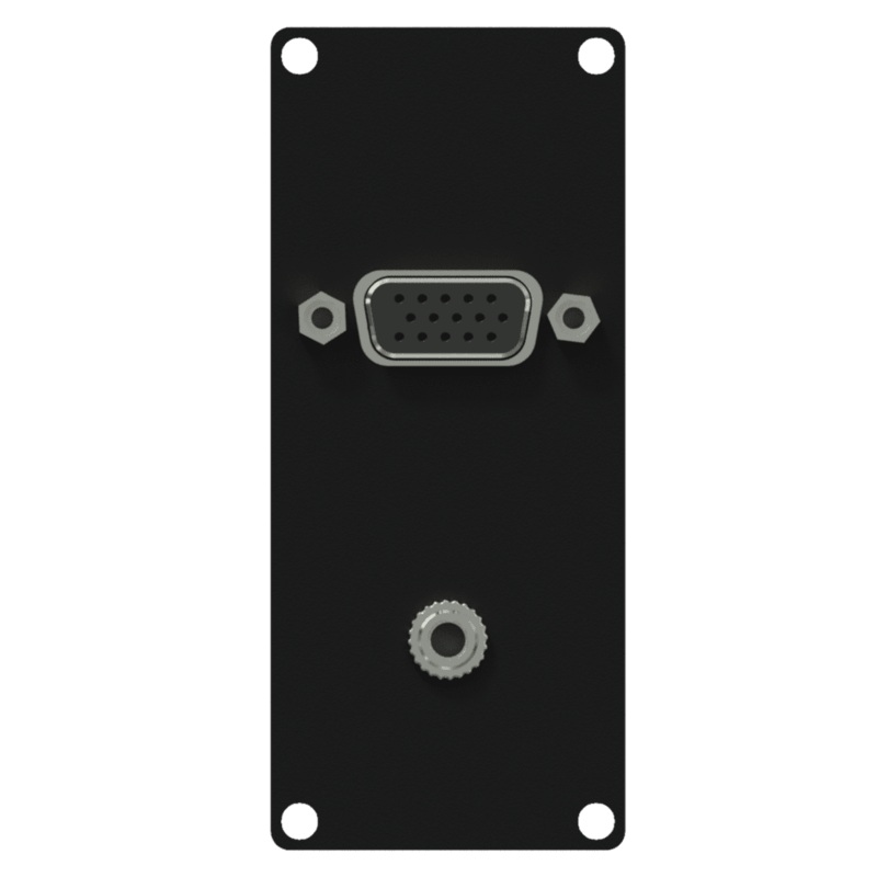 Caymon CASY151/B VGA and 3.5mm Female Jack Input Plate