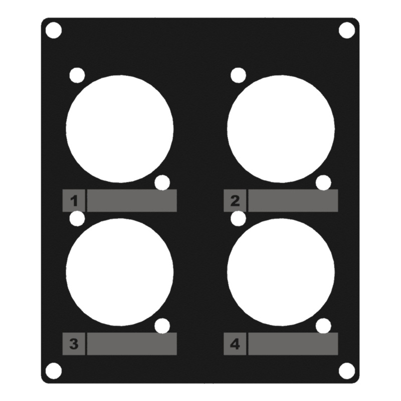 Caymon CASY203/B Blank Wall Plate