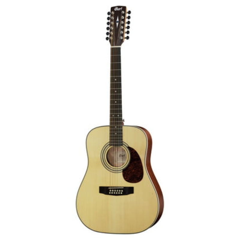 Cort EARTH70-12-OP 12-String Open Pore Dreadnought Acoustic Guitar (Natural)