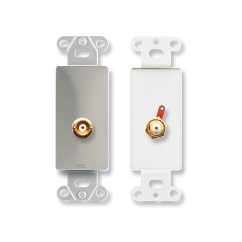 RDL DS-BNC BNC Jack Wall Plate