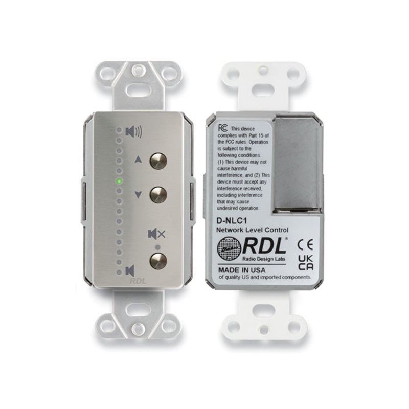 RDL DS-NLC1 Network Remote Control Wall Plate