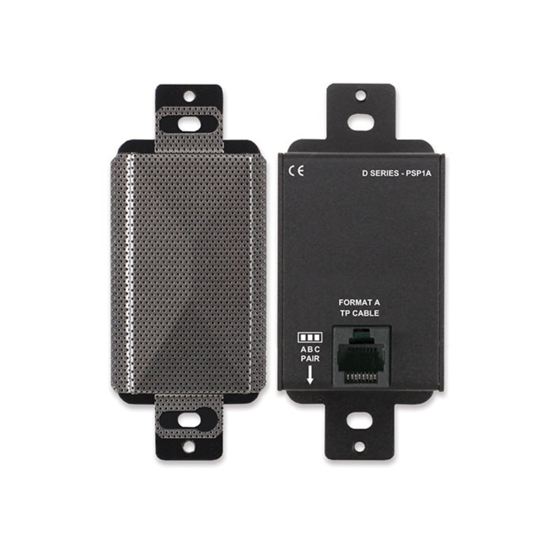 RDL DS-PSP1AF Active Loudspeaker Wall Plate – Format A