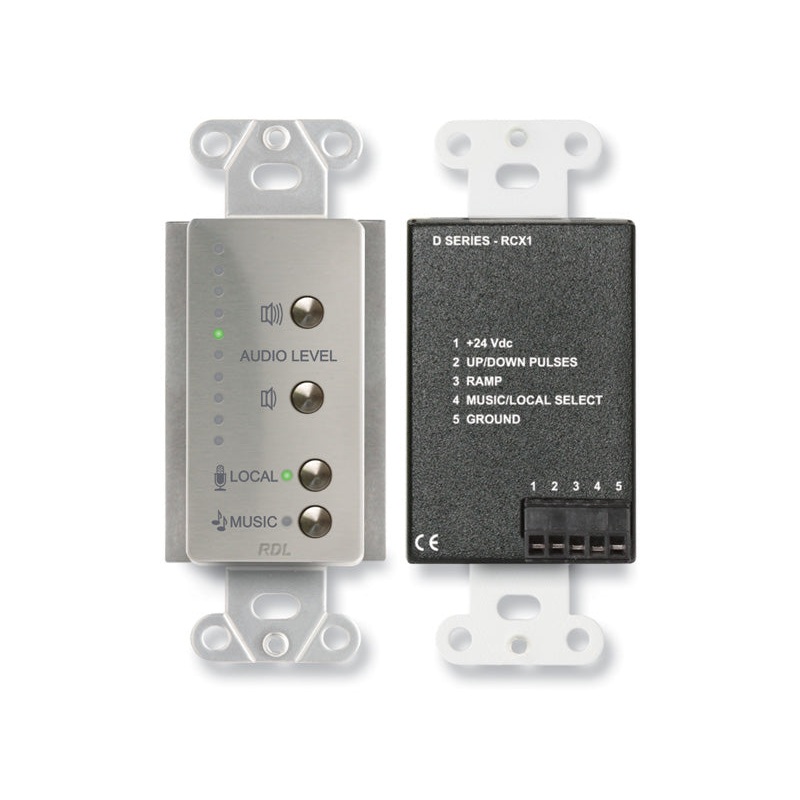 RDL DS-RCX1 Room Control Wall Plate for RCX-5C