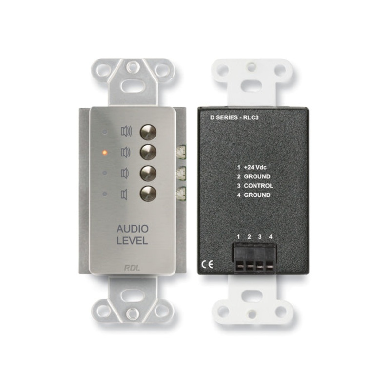 RDL DS-RLC3 Remote Level Control Wall Plate