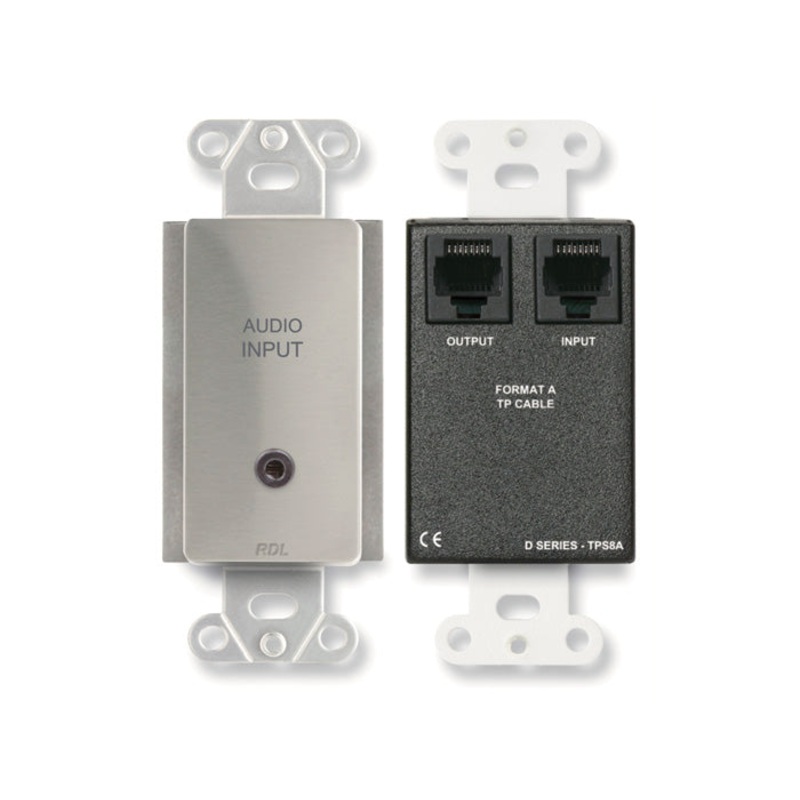 RDL DS-TPS8A Mini Jack Input Wall Plate