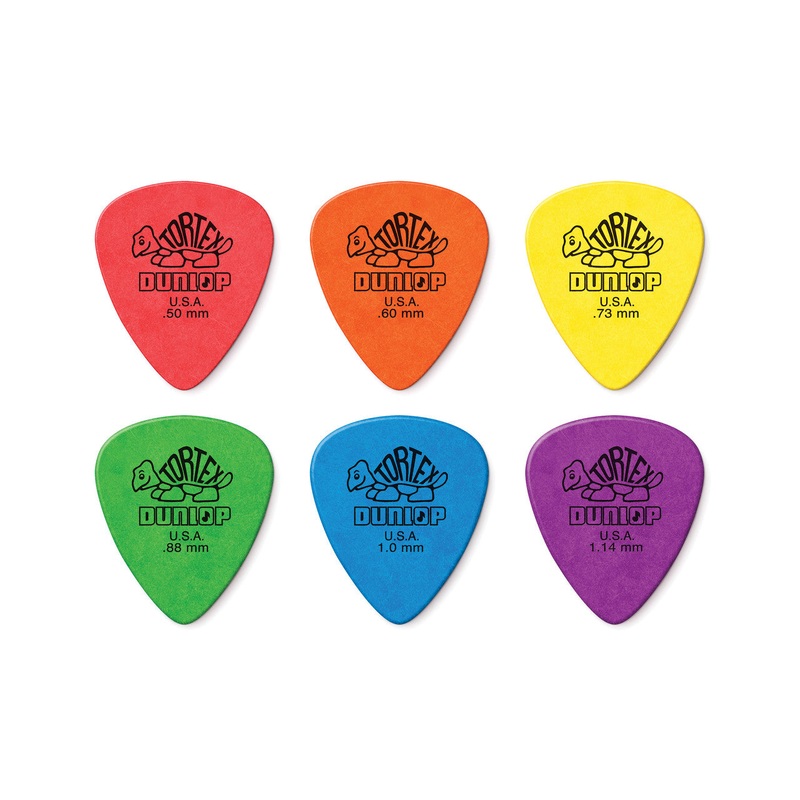 Dunlop PVP418 Tortex Standard Picks – 12 Pack