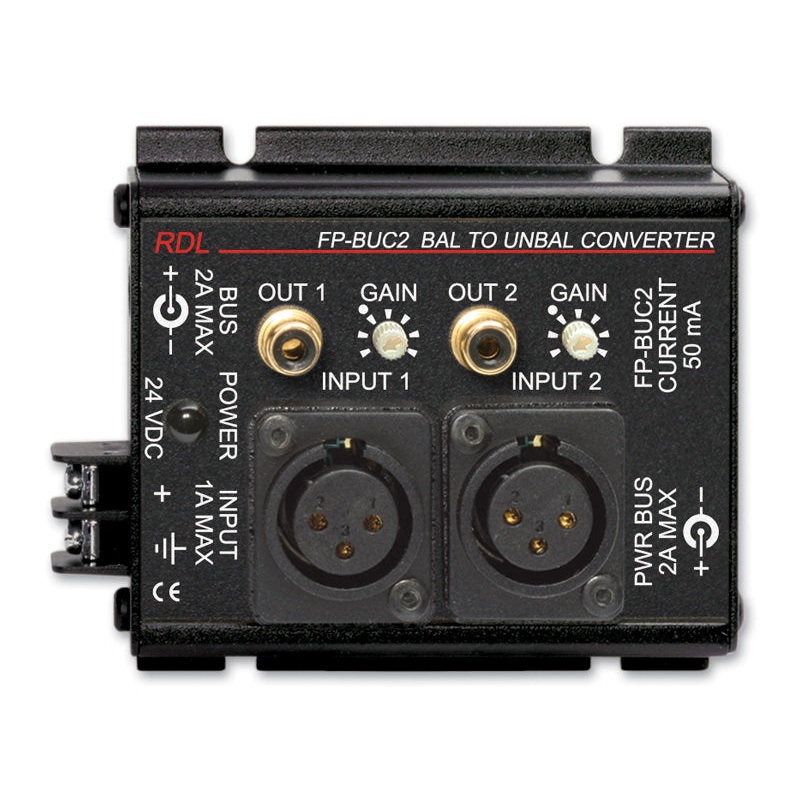 RDL FP-BUC2 2 Channel Converter Balanced to Unbalanced