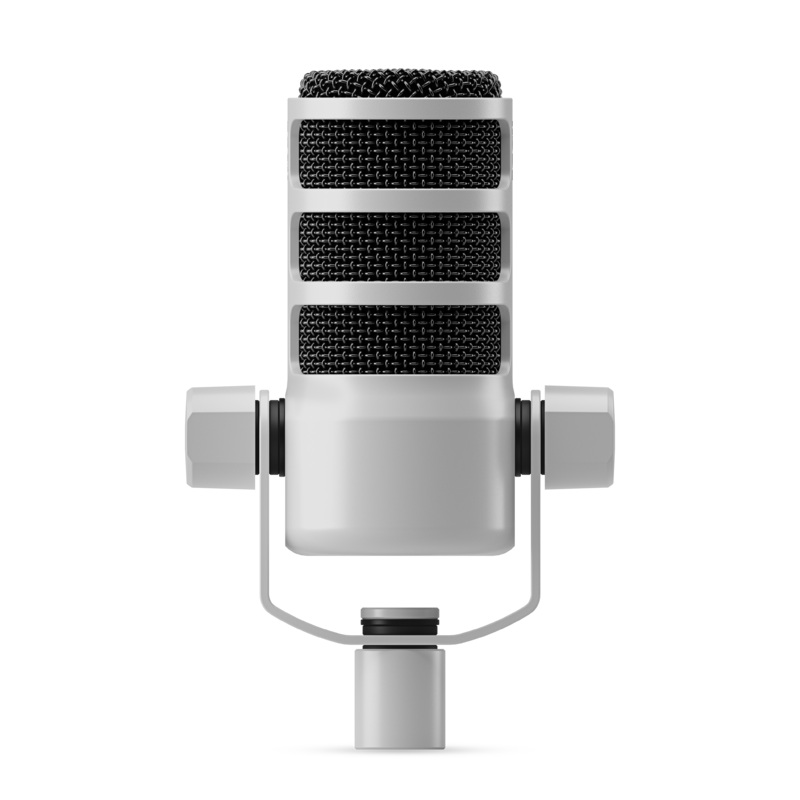 Rode PODMIC Dynamic Podcasting Microphone (White)