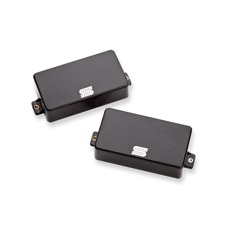 Seymour Duncan 11106-152-B Alt.Metal Blackouts Passive Soapbar Pickup Set (Black)