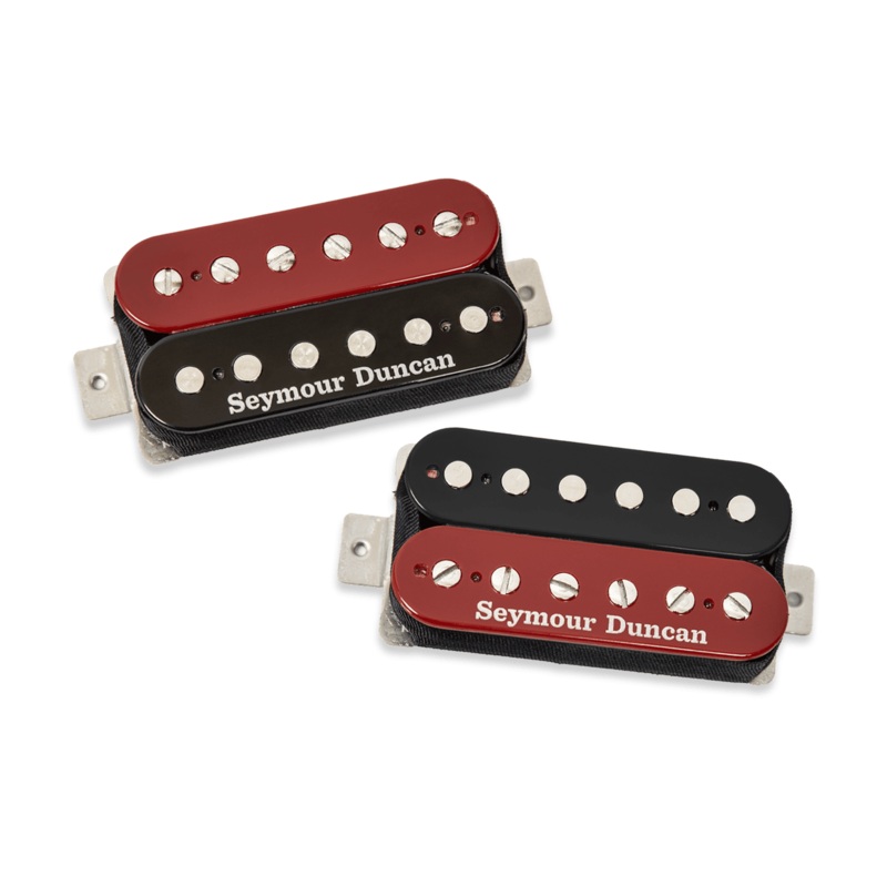 Seymour Duncan 11108-13-RB Hot Rodded Humbucker Set (Red/Black Zebra)