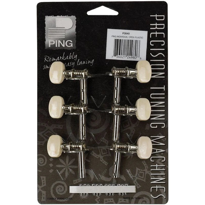 Ping P2640 Individual Open Plastic Electric Guitar Tuning Machine