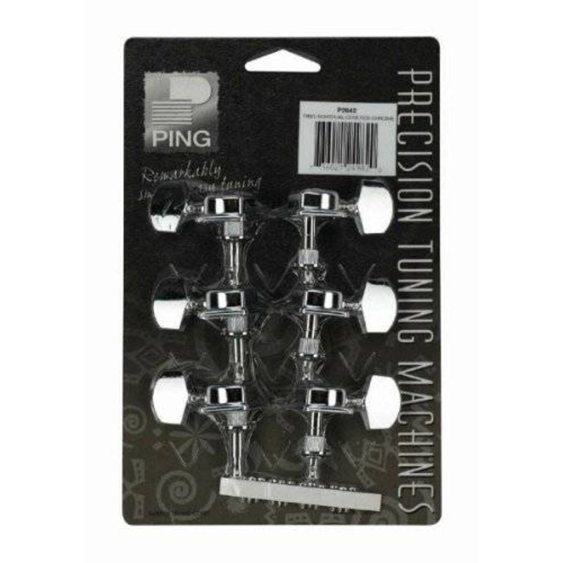 Ping P2642 Individual 3+3 Covered Tuning Machine Heads (Chrome)