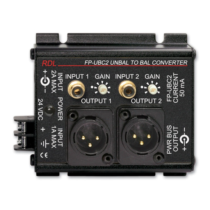 RDL FP-UBC2 2 Channel Unbalanced to Balanced Converter