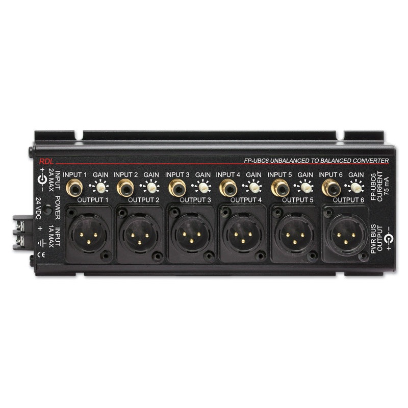 RDL FP-UBC6 6 Channel Unbalanced to Balanced Converter