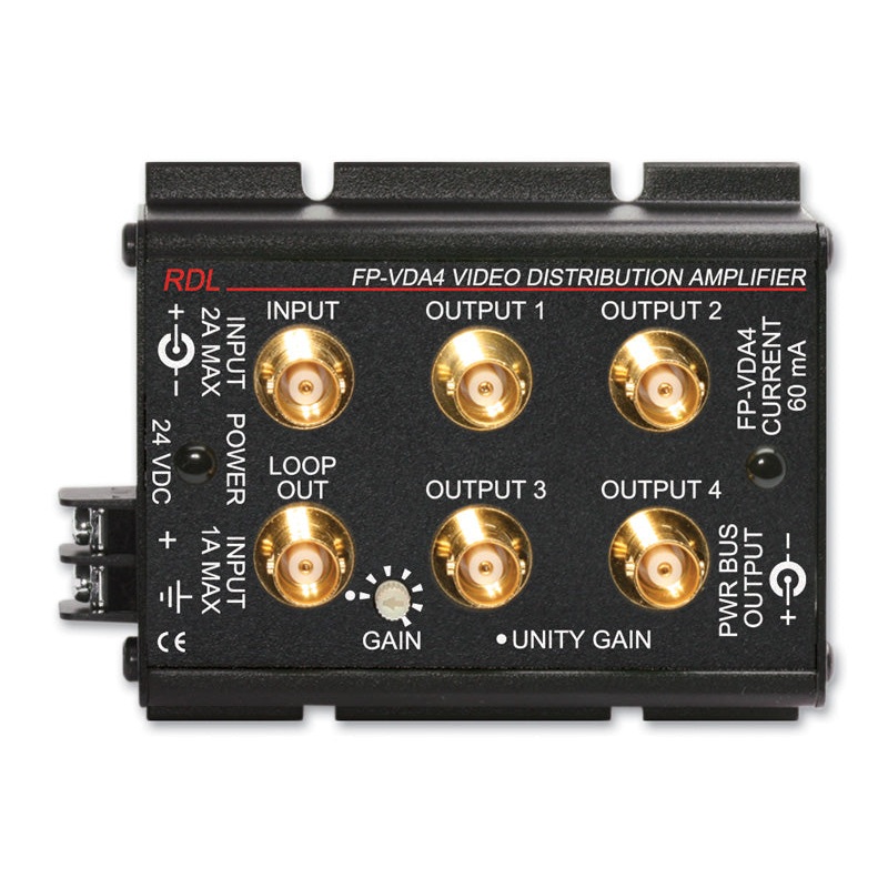 RDL FP-VDA4 NTSC/PAL Video Distribution Amplifier