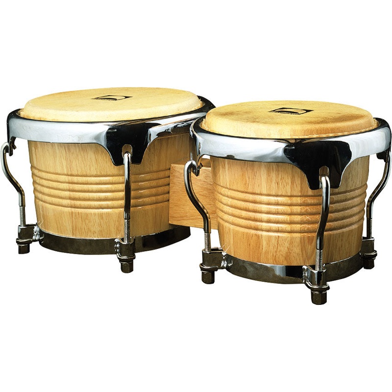 Rhythm Tech RT5200 Standard Bongos (Natural) – 7″ & 9″