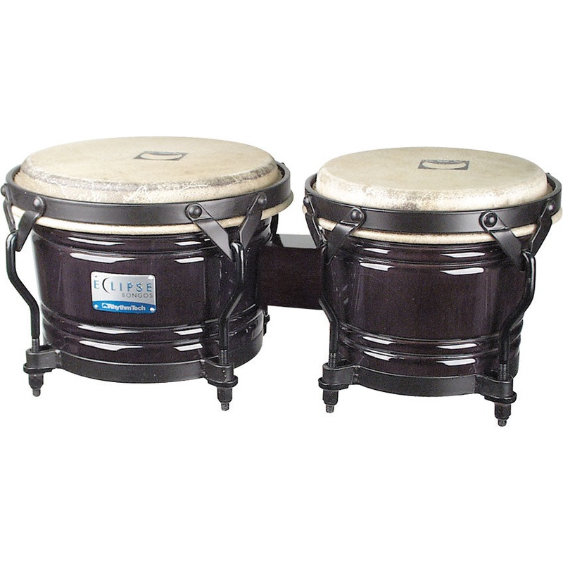 Rhythm Tech RT5601 Eclipse Bongos (Black) – 7″ & 8.5″