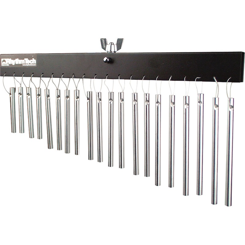 Rhythm Tech RT8100 Single Row Bar Chimes (Black/Chrome)