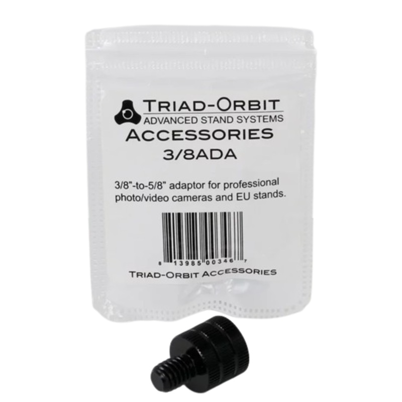 Triad-Orbit 3/8ADA 5/8 Female to 3/8 Male Threaded Adapter