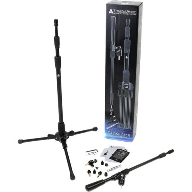 Triad-Orbit T3/O1-L/M2 Tall Tripod Single Tripod Boom Stand System