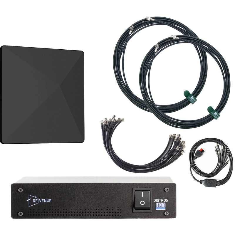RF Venue D-ARCBD5  Diversity Architectural Antenna & DISTRO5 5-Channel UHF Distribution System Bundle