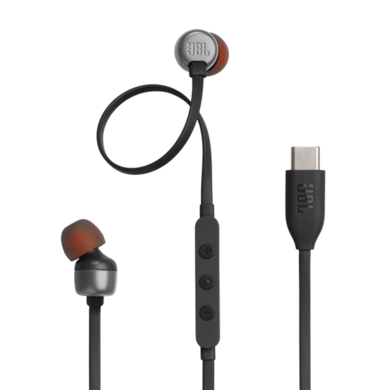 JBL TUNE 310C Wired In-Ear USB-C Headphones (Black)