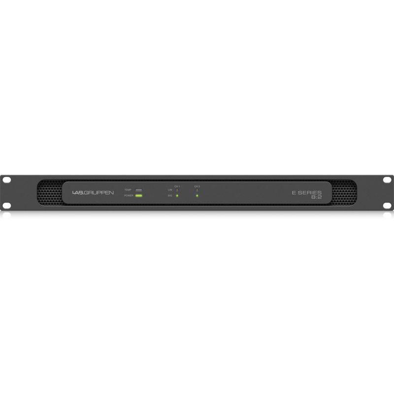 Lab Gruppen E 8:2 800 Watt Amplifier with 2 Flexible Output Channels for Installation Applications (DEMO)