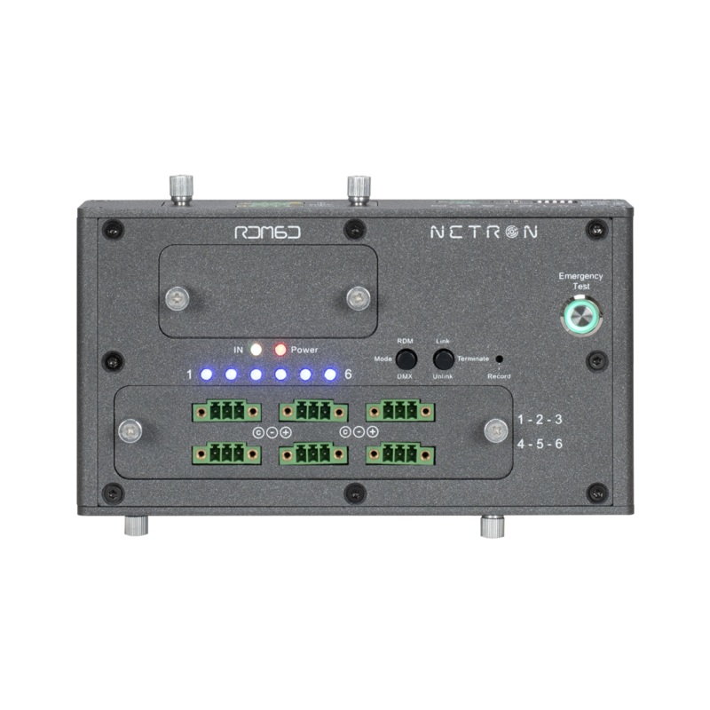 Obsidian RDM6D Din Rail Mount 6 Way RDM Splitter
