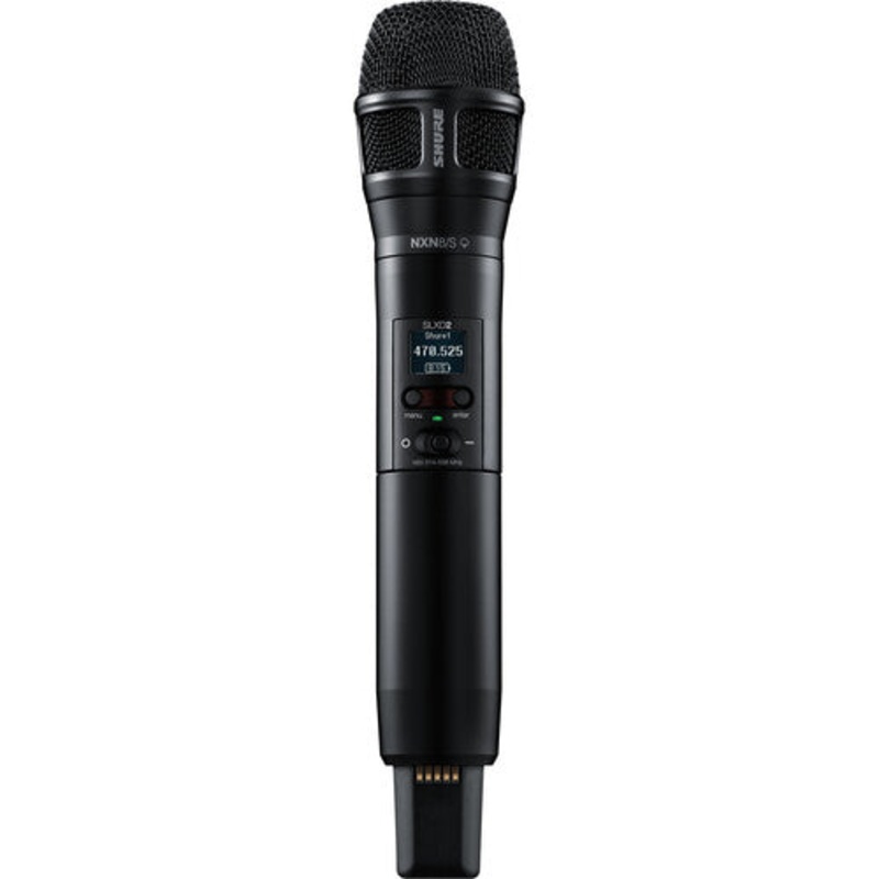 Shure SLXD2/N8SB-H55 Digital Wireless Handheld Microphone Transmitter with Nexadyne 8/S Supercardioid Capsule (H55: 514 to 558 MHz)
