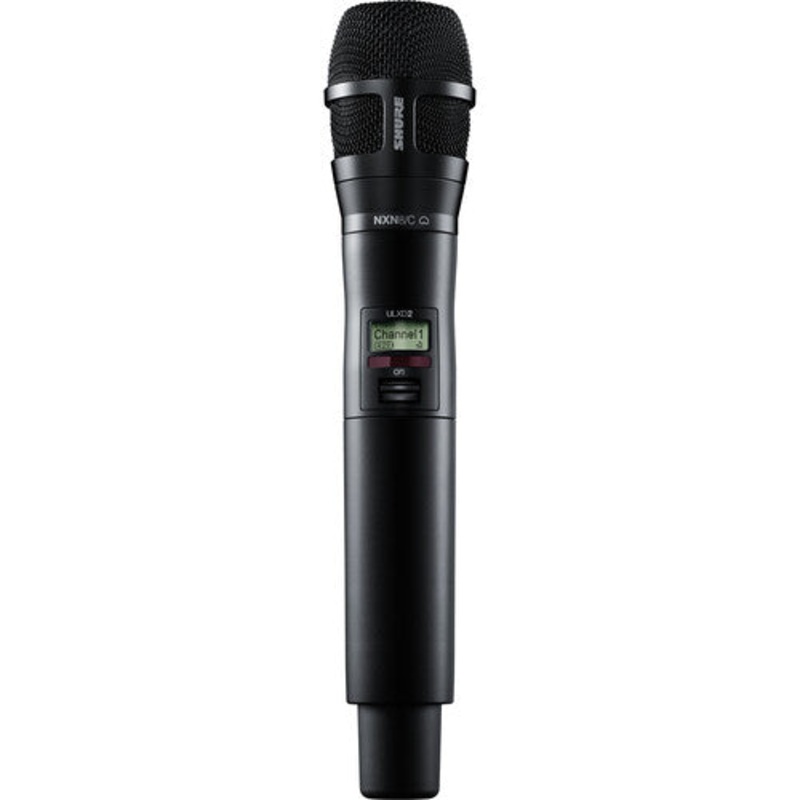 Shure ULXD2/N8CB-G50 Digital Handheld Wireless Microphone Transmitter with Nexadyne 8/C Cardioid Capsule (G50: 470 to 534 MHz, Black)