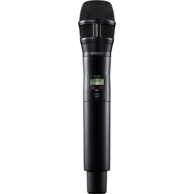 Shure ULXD2/N8SB-G50 Digital Handheld Wireless Microphone Transmitter with Nexadyne 8/S Supercardioid Capsule (G50: 470 to 534 MHz, Black)