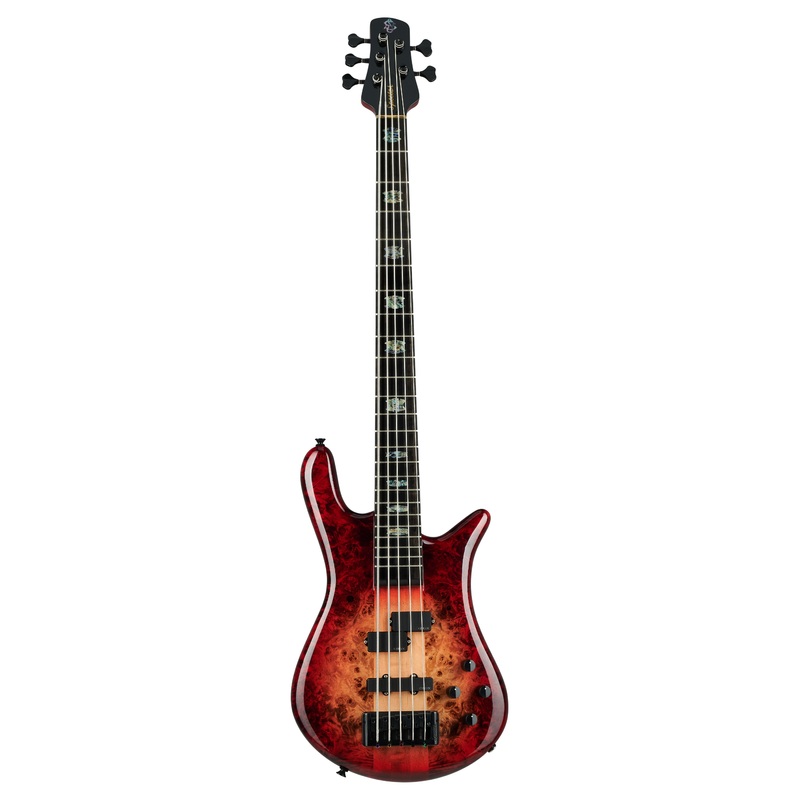 Spector EURO CST 5-String Electric Bass Guitar (Natural Red Burst Gloss)