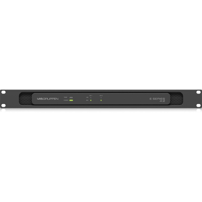 Lab Gruppen E4:2 400W E-Series Installation Amplifier with 2 Flexible Output Channels (DEMO)