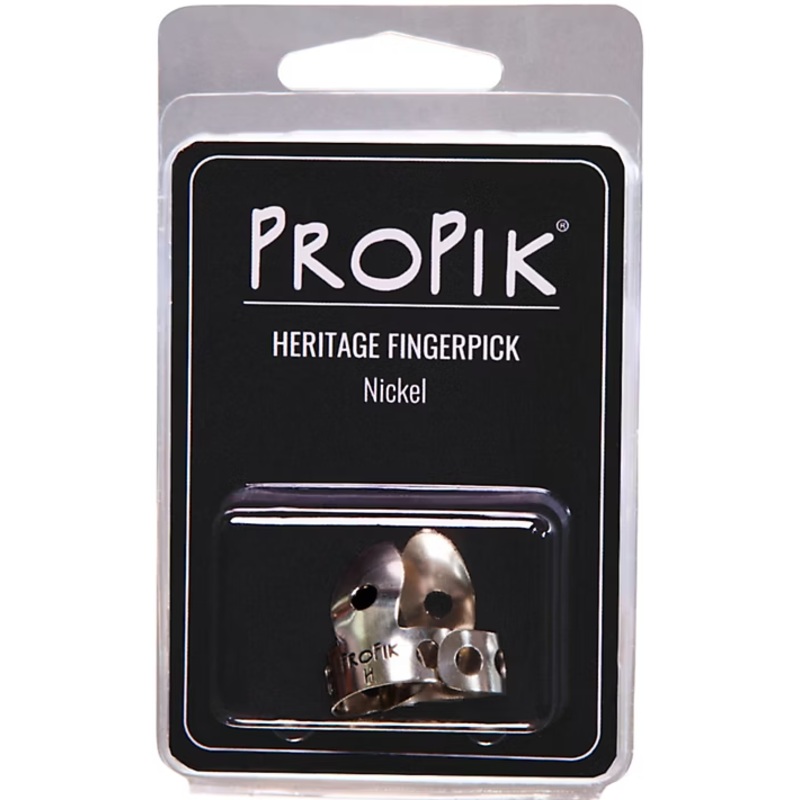 ProPik 11-209-4000-PK2 Guitar Finger Picks (Nickel)