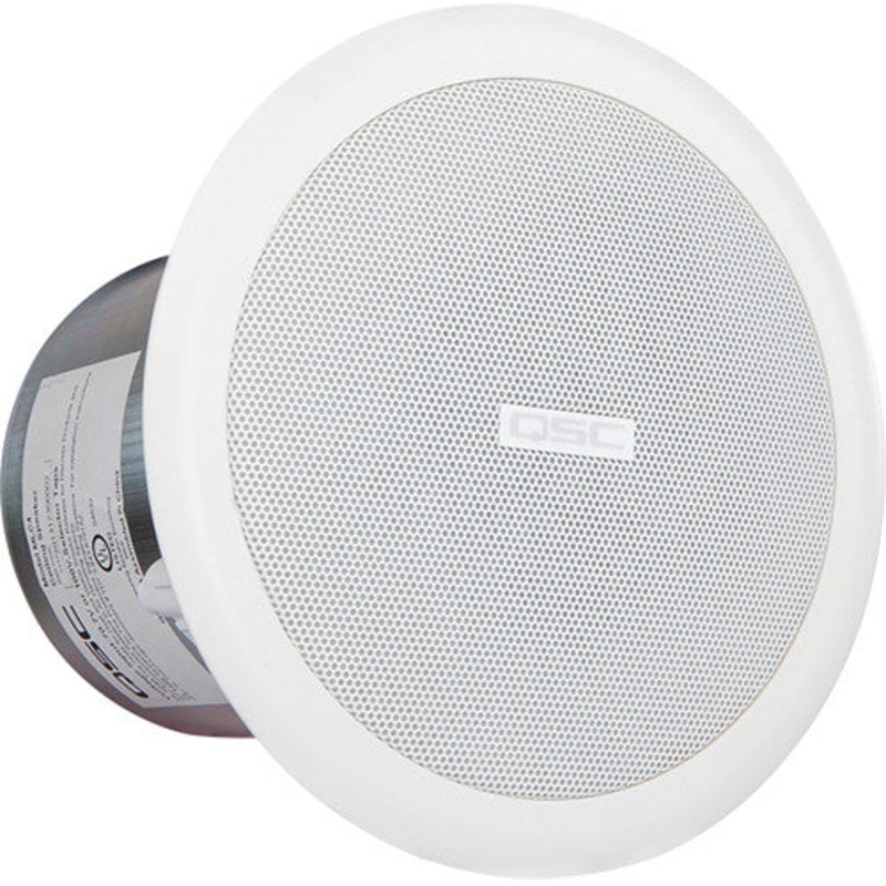 Q-SYS AC C4T Compact Ceiling Speaker (Pair) – 4″