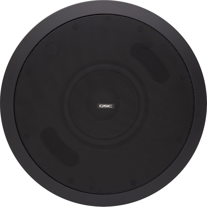 Q-SYS AD-C.SUB-BK Single Ceiling Subwoofer (Black) – 6.5″