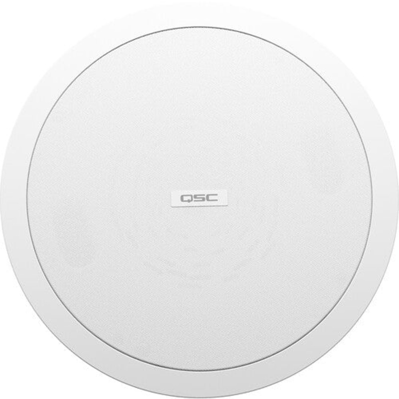 Q-SYS AD-C6T-HP Ceiling Mount Speaker (Pair, White) – 6.5″