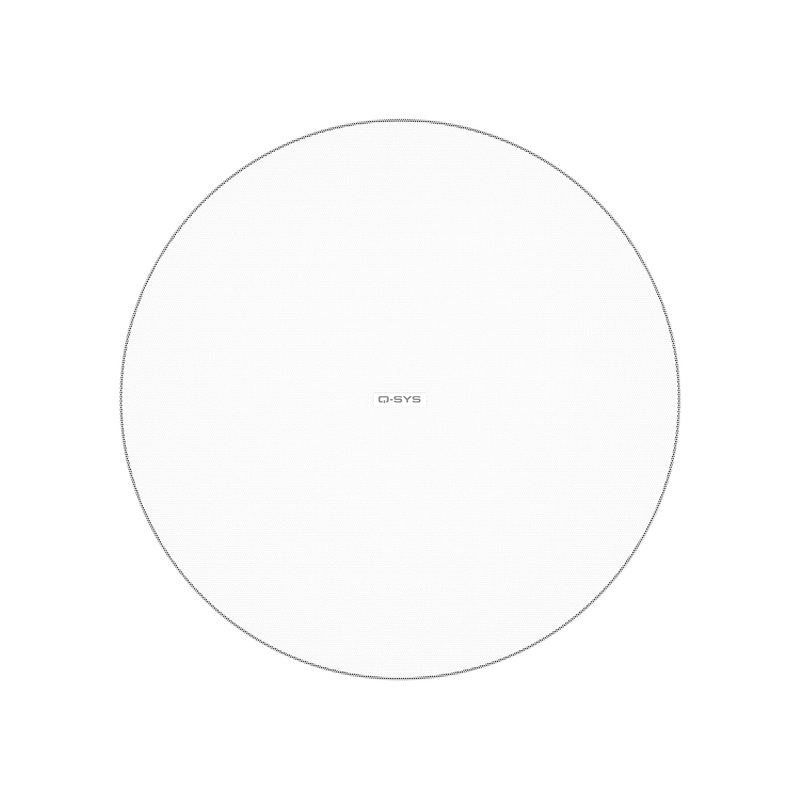 Q-SYS AD-C6T-LP Low Profile Ceiling Speaker (Pair, White) – 6.5″