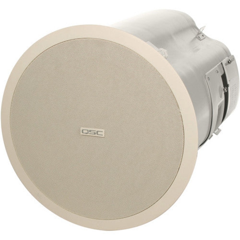 Q-SYS AD-C81TW Ceiling Subwoofer (White) – 8″