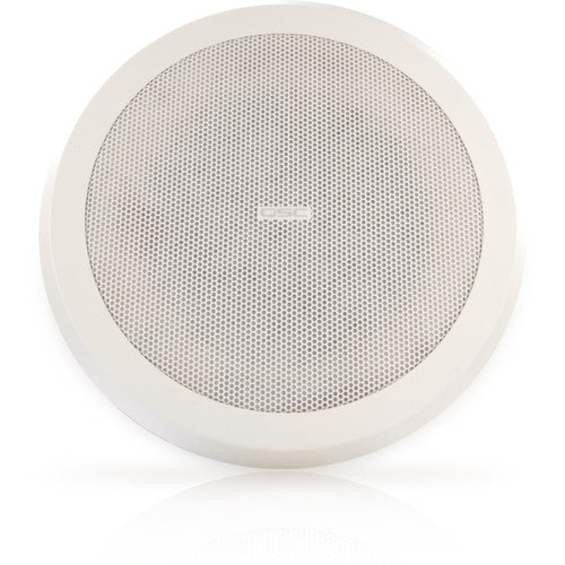 Q-SYS AD-C821R Ceiling Mount Speaker with Sealed Enclosure (White) – 8″