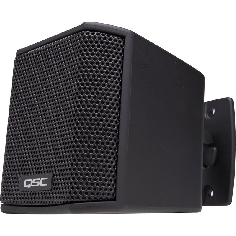 Q-SYS AD-S.SAT-BK Surface Satellite Speaker (Pair, Black) – 2.75″