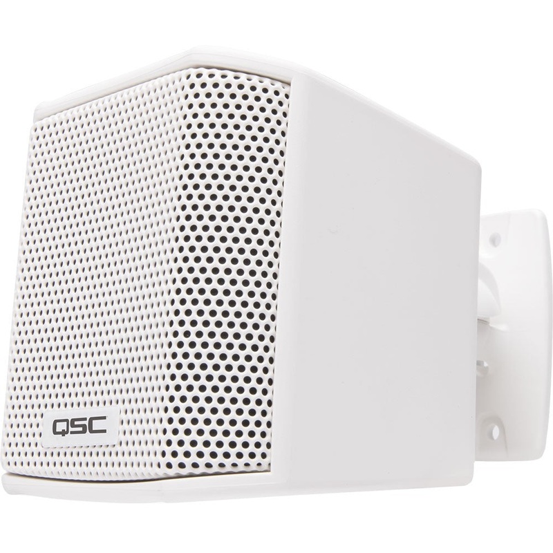 Q-SYS AD-S.SAT-WH Surface Satellite Speaker (Pair, White) – 2.75″
