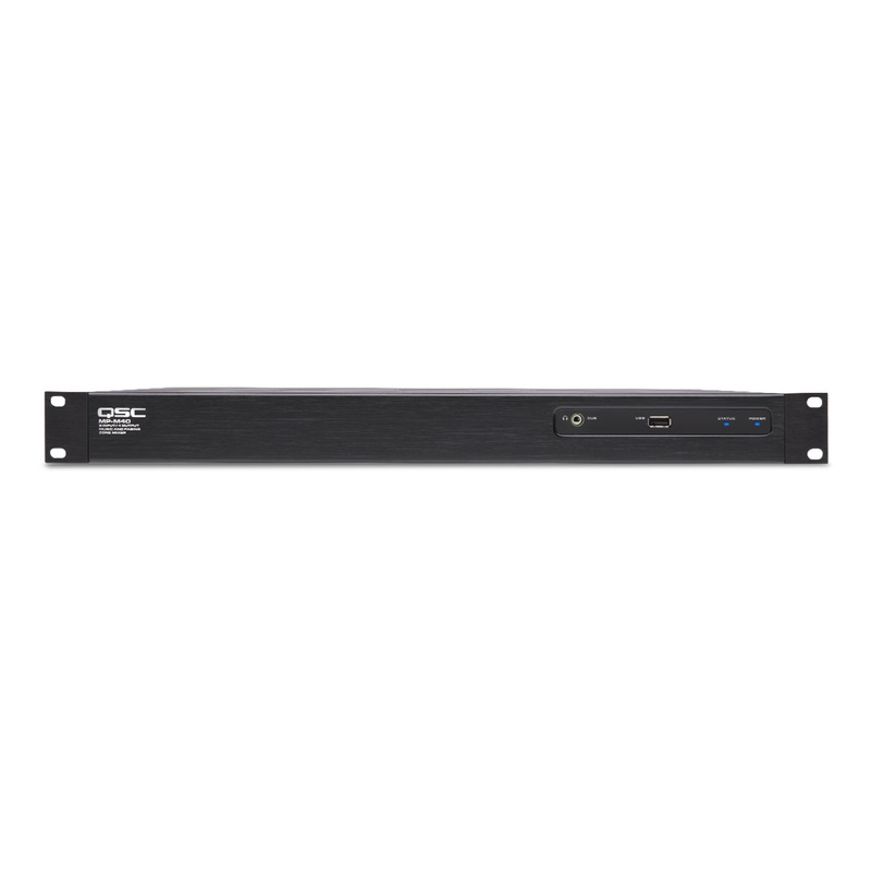 Q-SYS MP-M40 Music and Paging Mixer