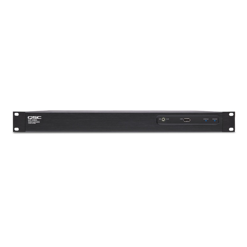 Q-SYS MP-M80 Music and Paging Mixer