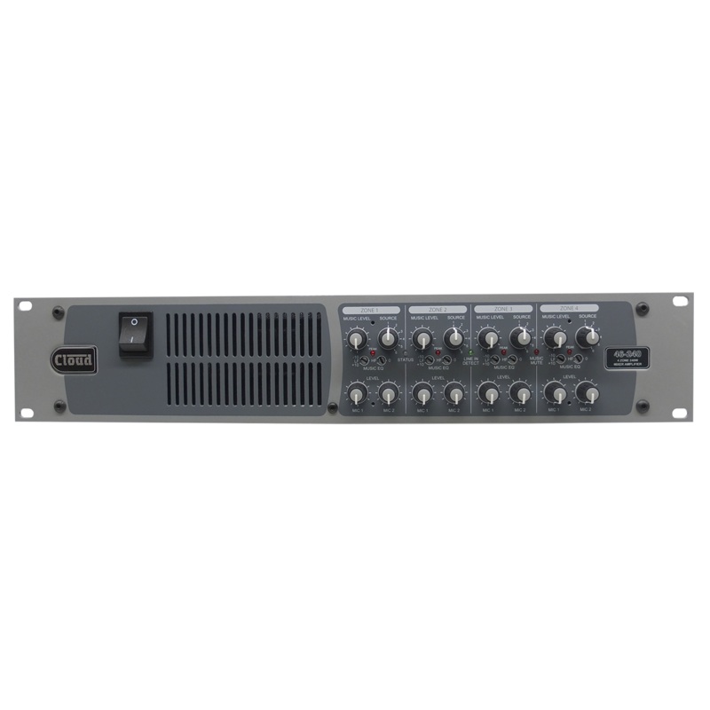 Cloud Electronics 46-240 4 Zone Integrated Mixer Amplifier