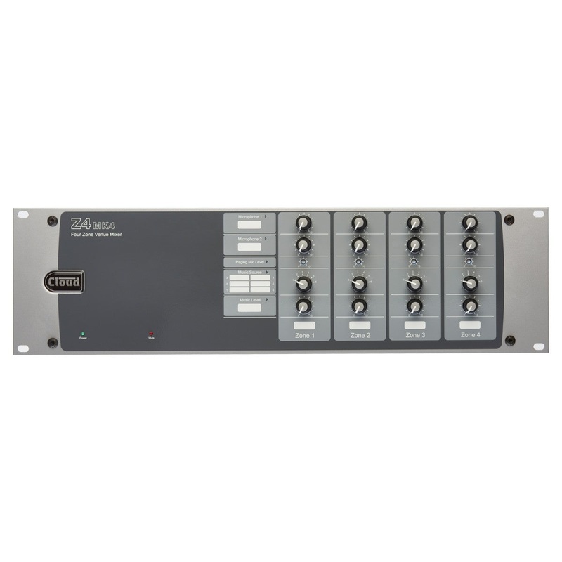 Cloud Electronics Z4MK4 4 Zone Audio Mixer