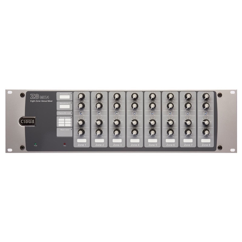 Cloud Electronics Z8MK4 8 Zone Audio Mixer