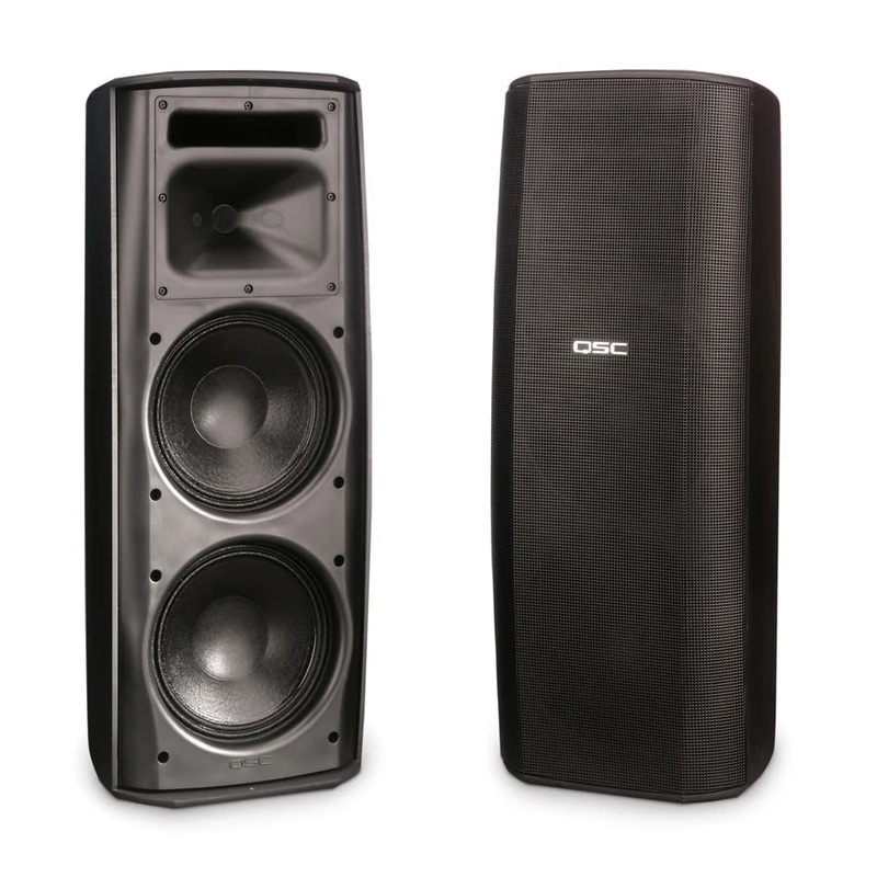 Q-SYS AD-S282HB 2 Way Passive Speaker (Black) – 8″